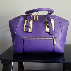 Purple satchel